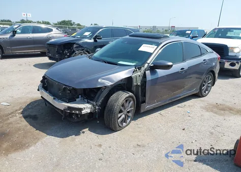2020 Honda Civic Ex from USA, damaged, VIN 19XFC1F38LE005645